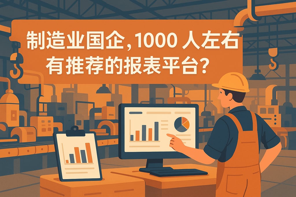 制造业国企，1000 人左右，有没有推荐的报表平台？